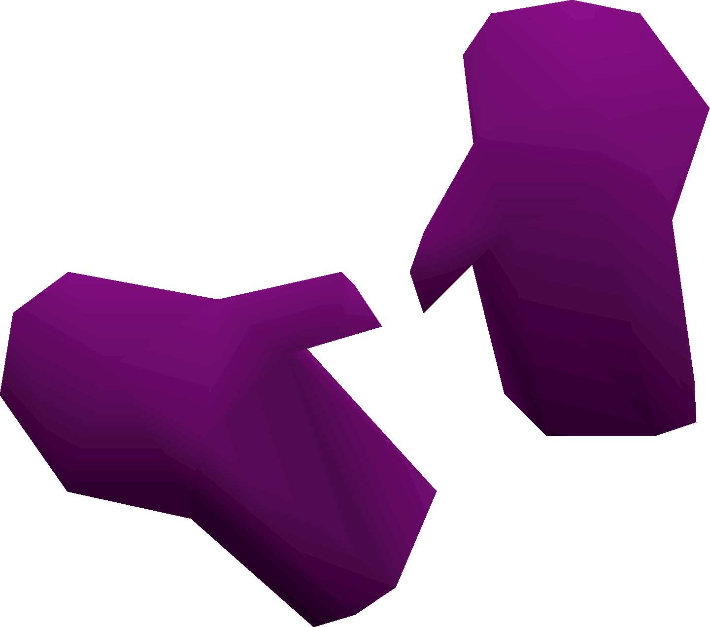 Purple gloves