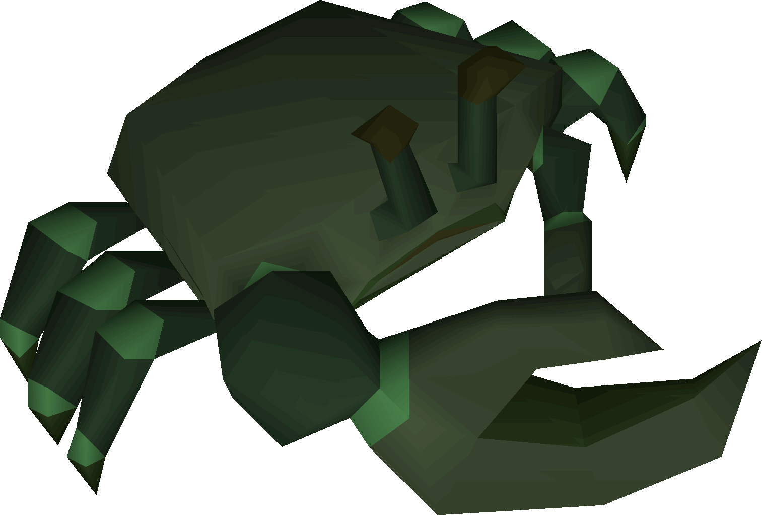 Raw dark crab