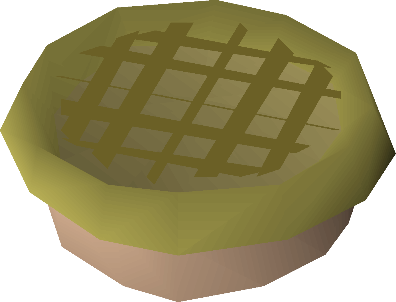 Raw garden pie