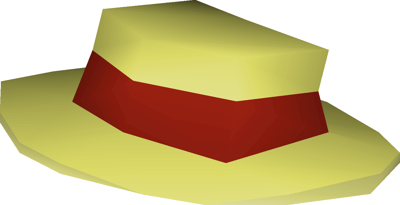 Red boater