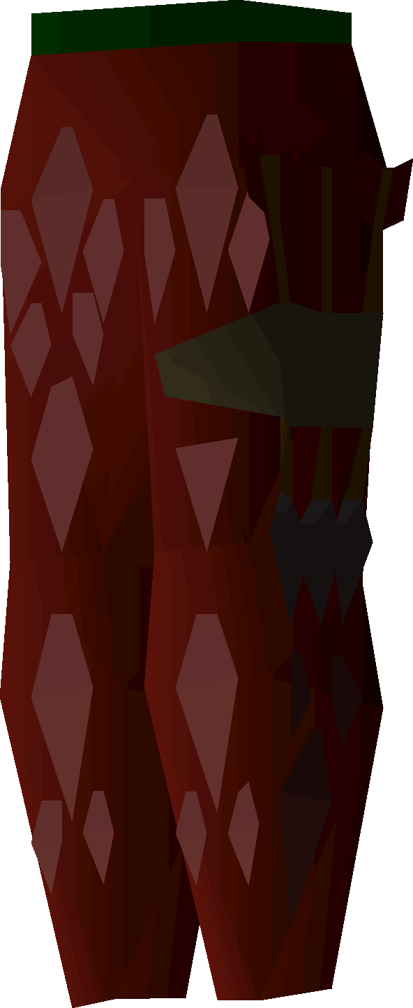Red d'hide chaps
