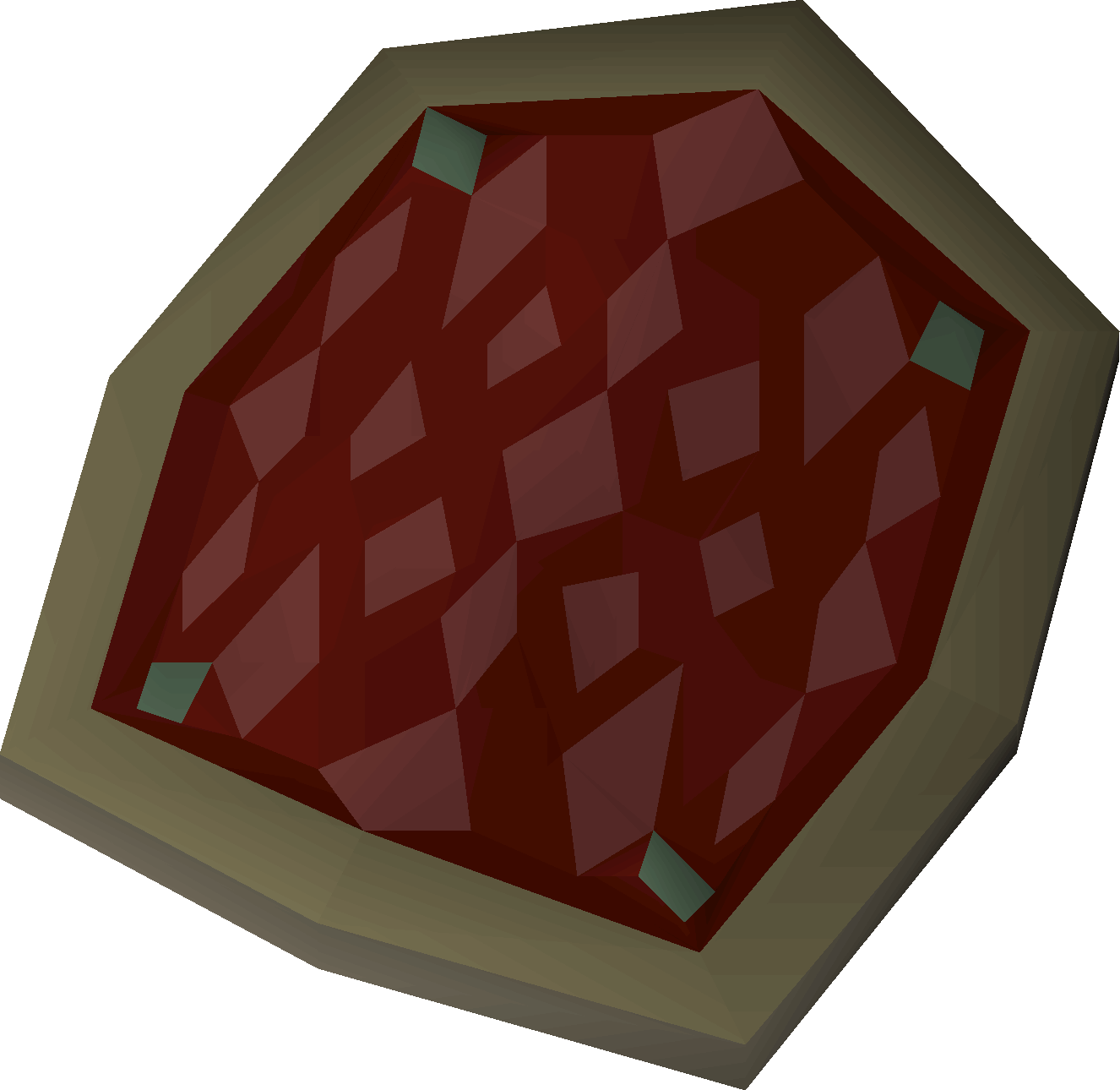 Red d'hide shield