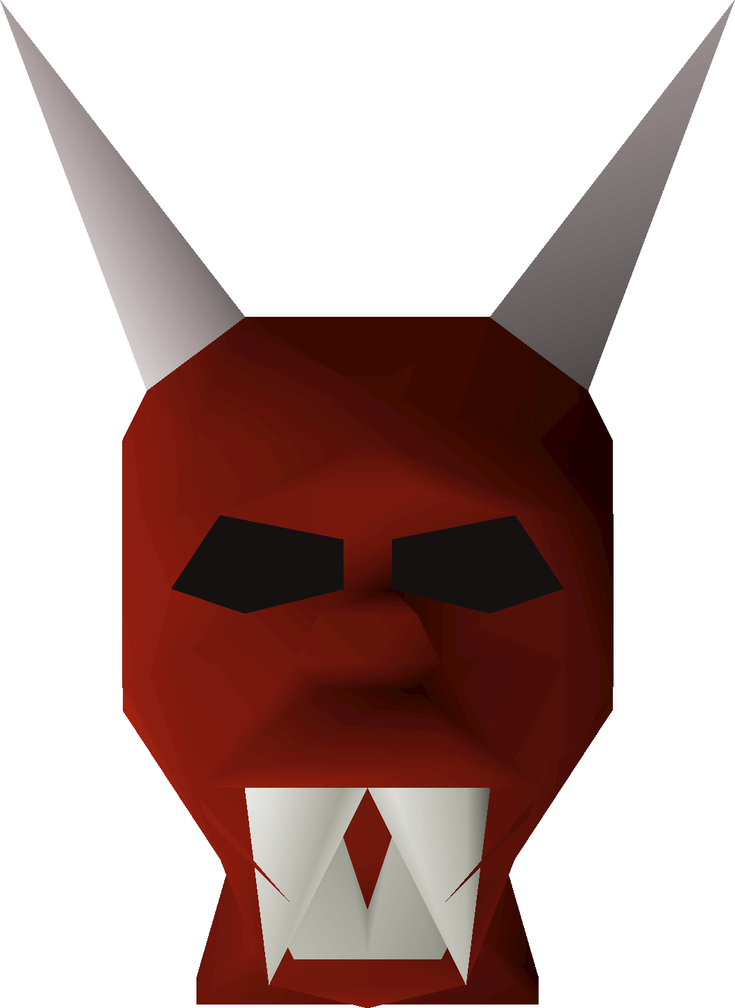 Red halloween mask