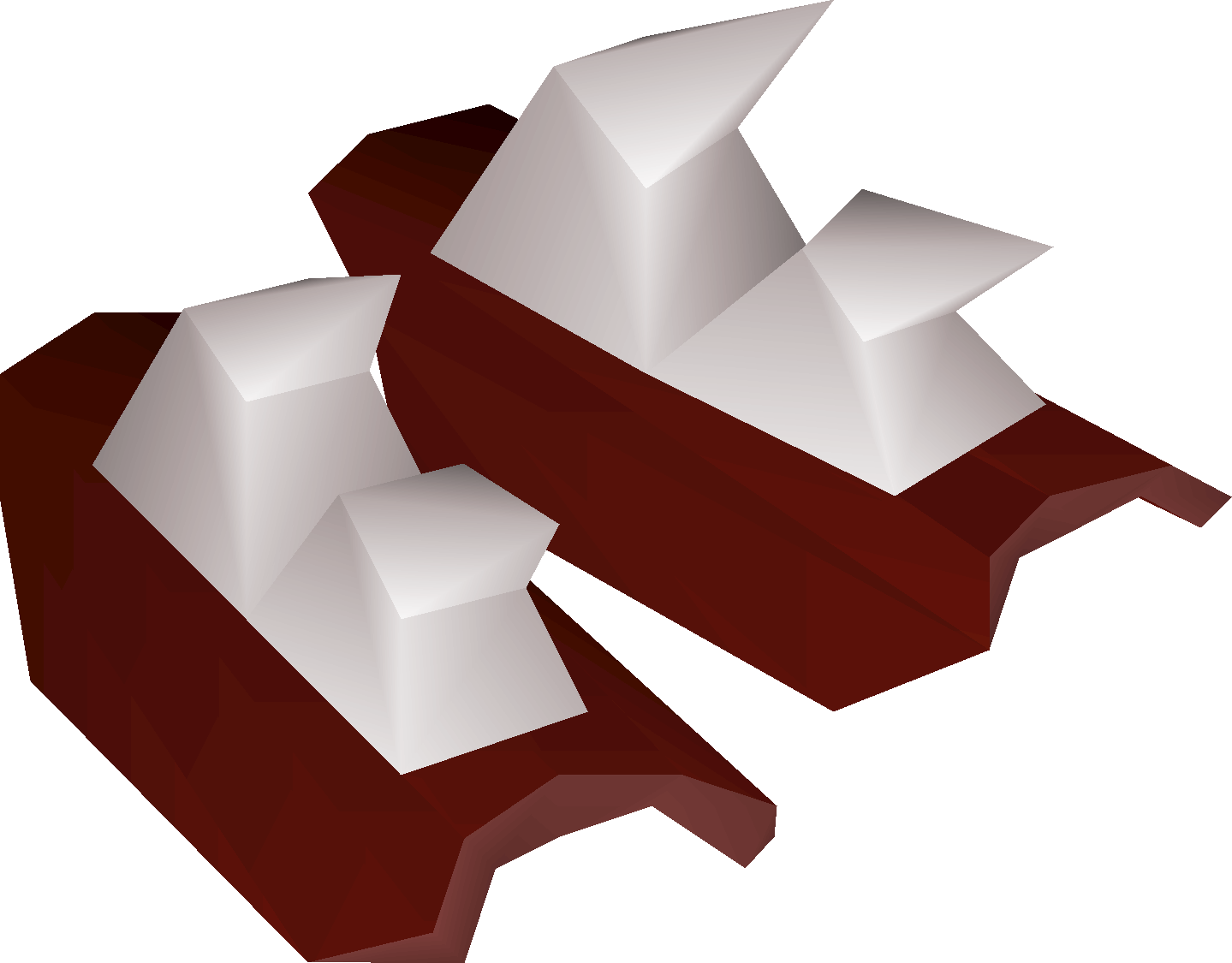 Red spiky vambraces