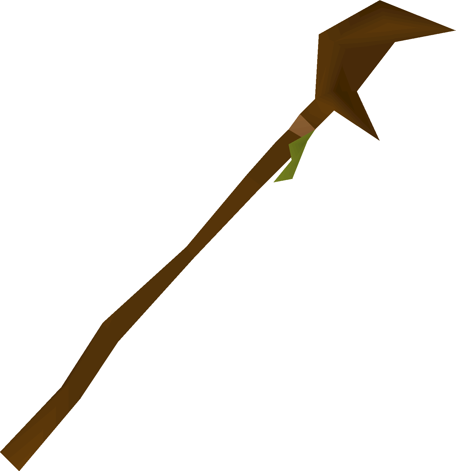 Redwood hiking staff