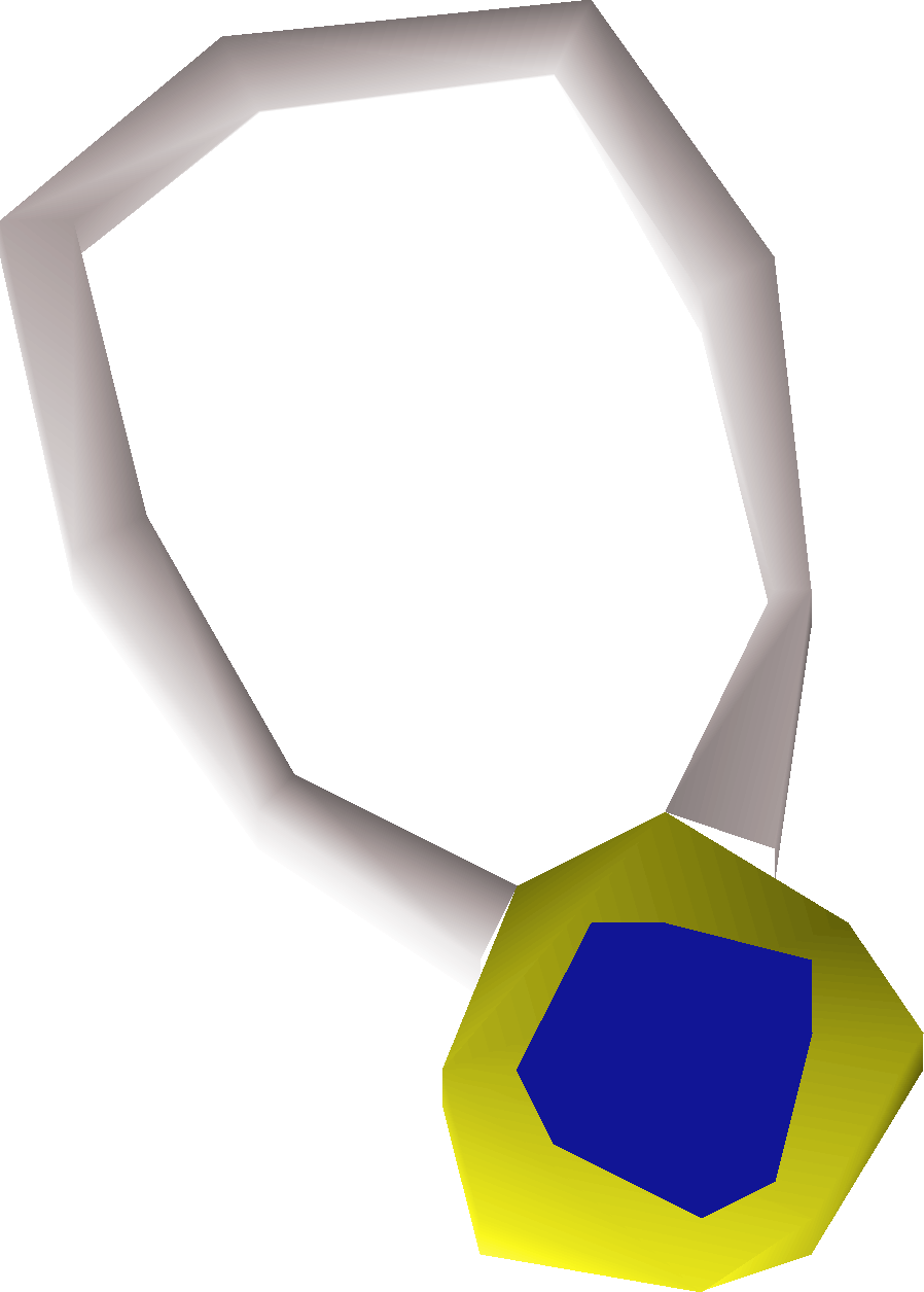 Sapphire amulet