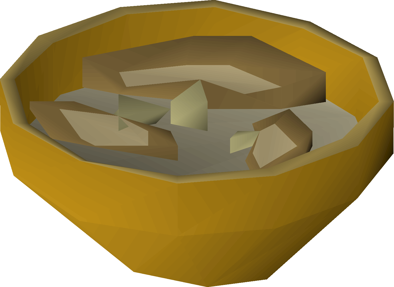 Sliced mushrooms