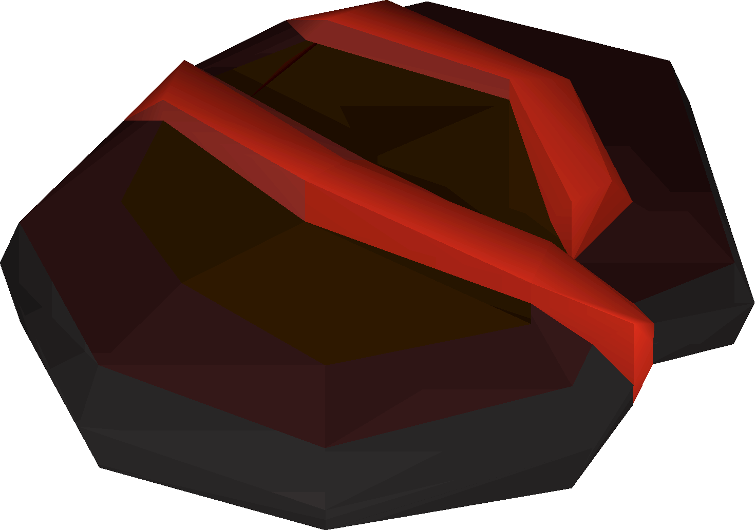 Smouldering stone