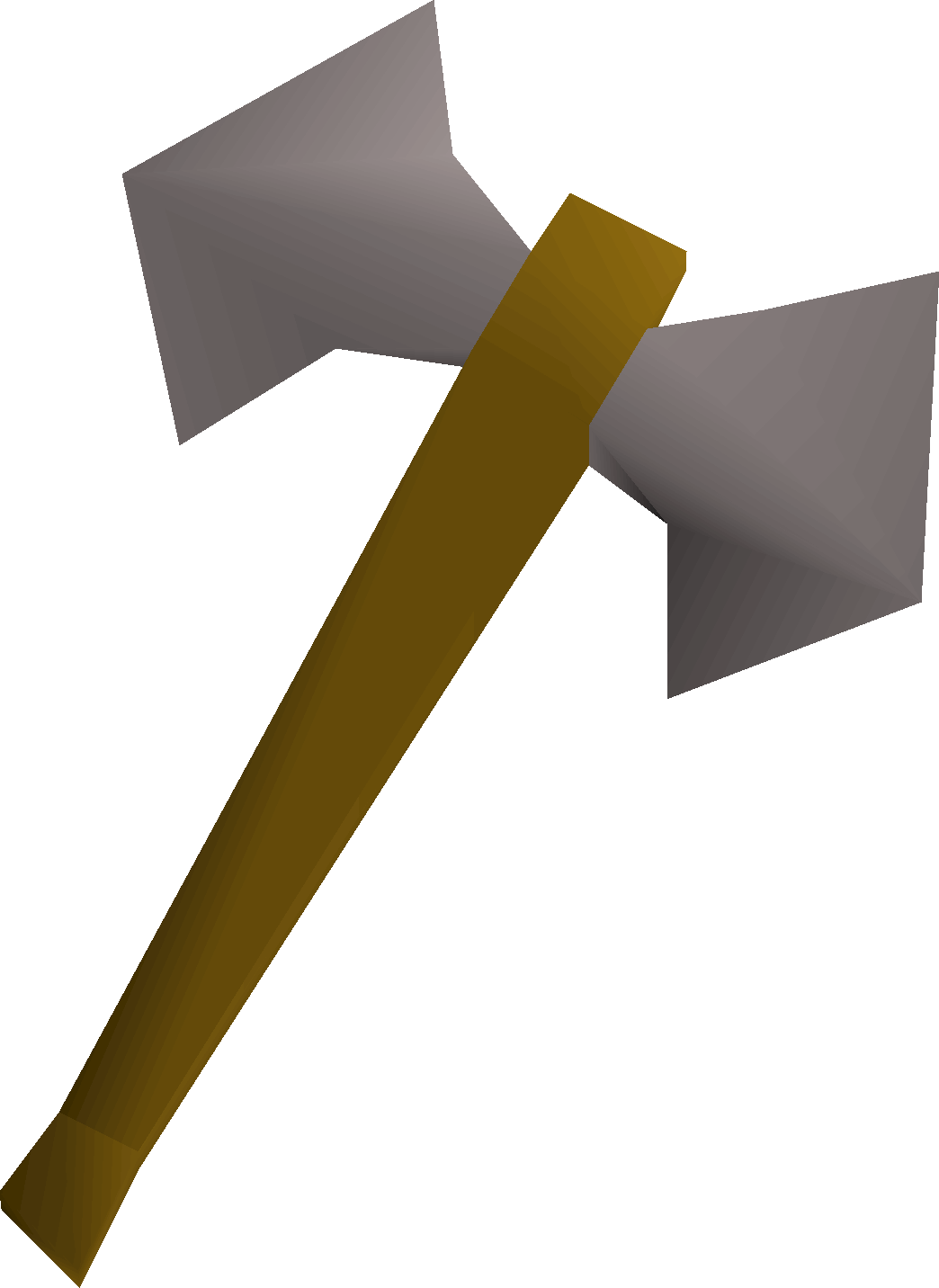 Steel battleaxe