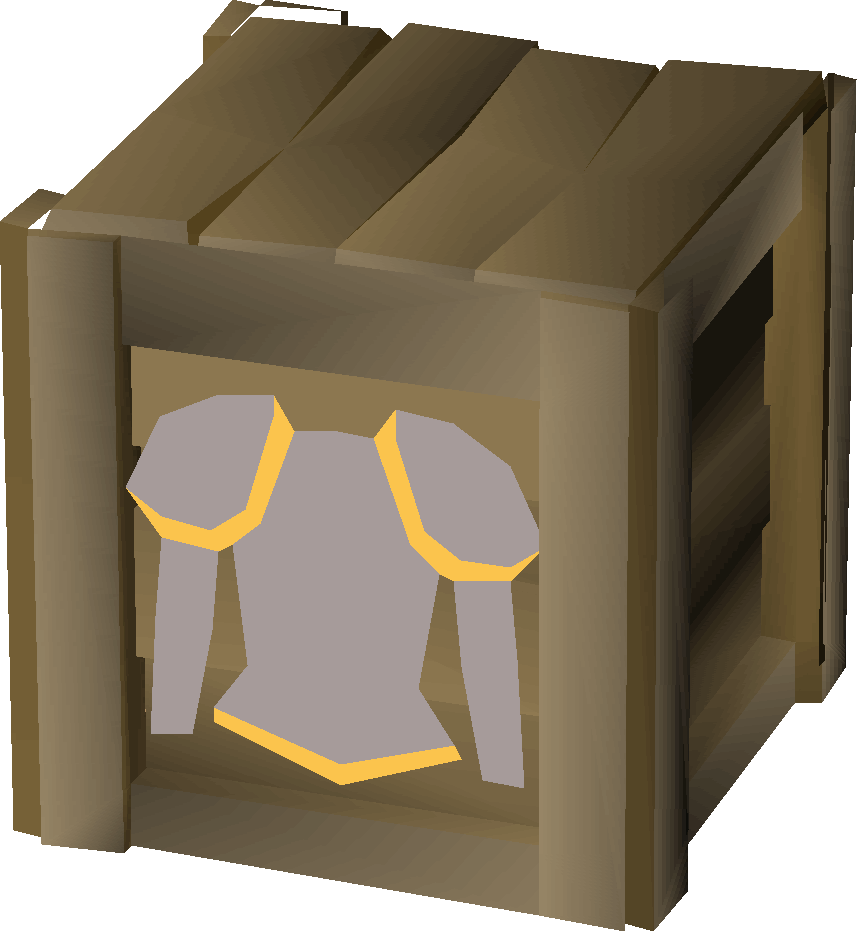 Steel gold-trimmed set (lg)