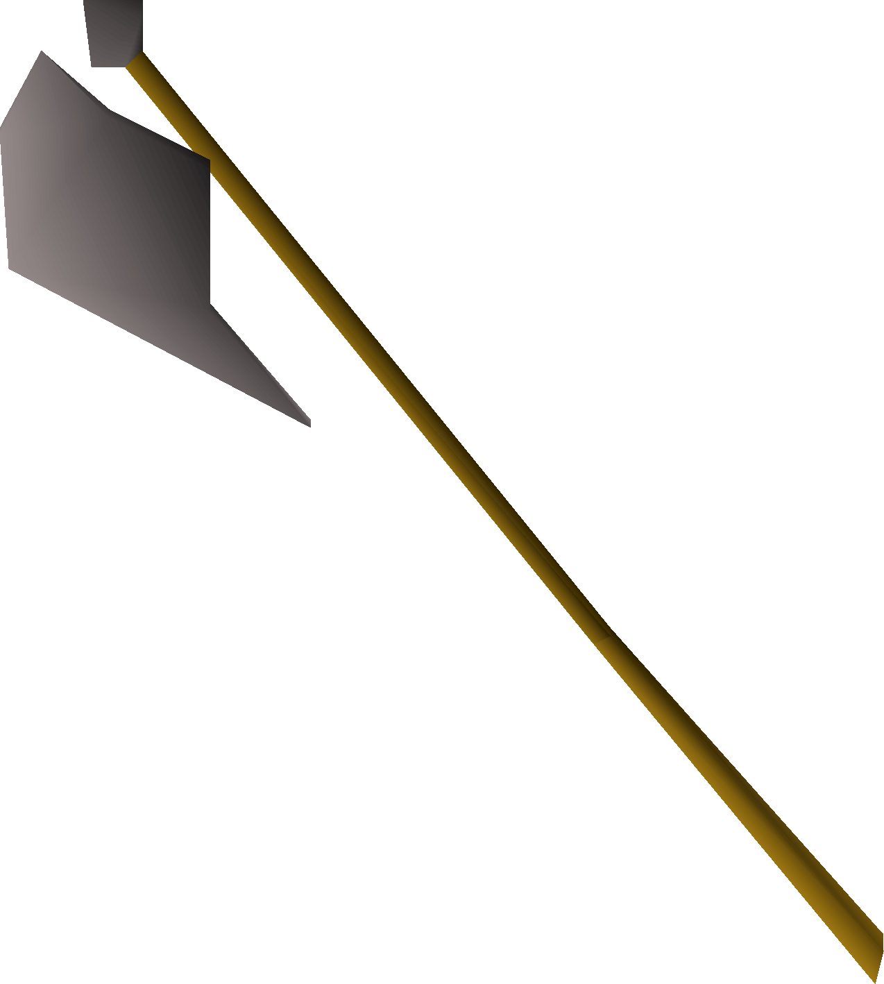 Steel halberd