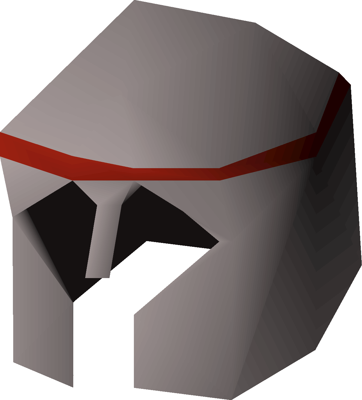 Steel med helm