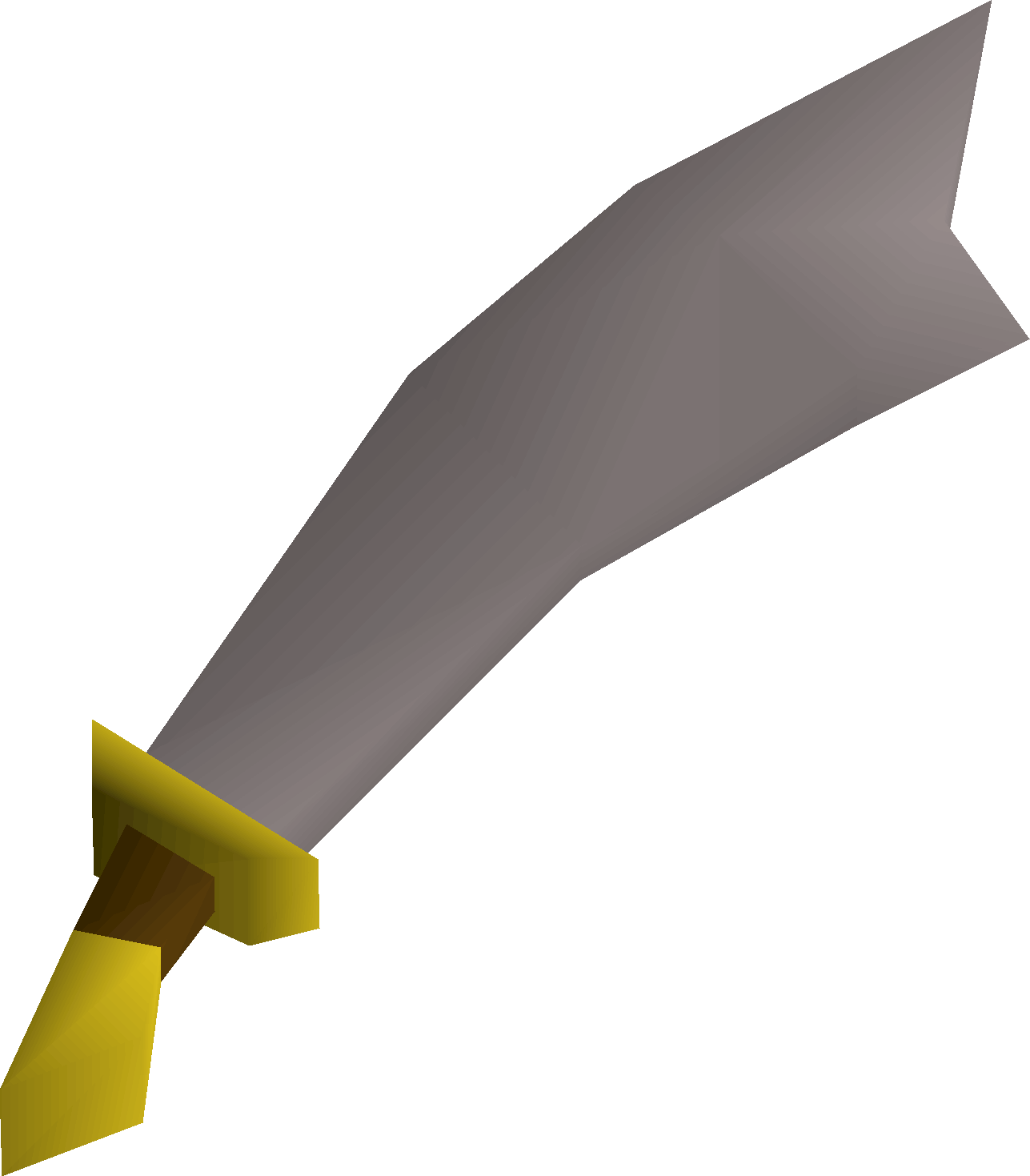 Steel scimitar