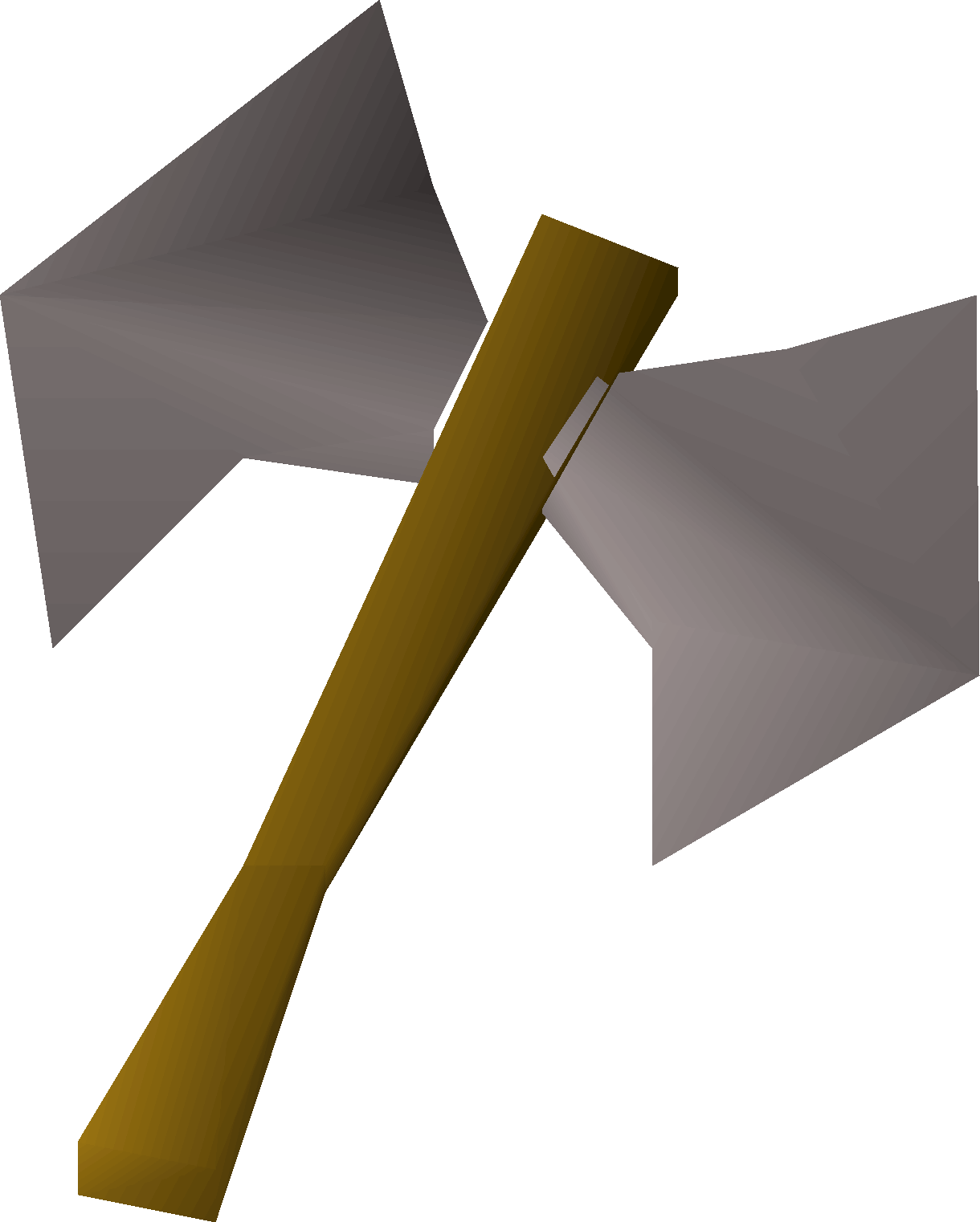 Steel thrownaxe