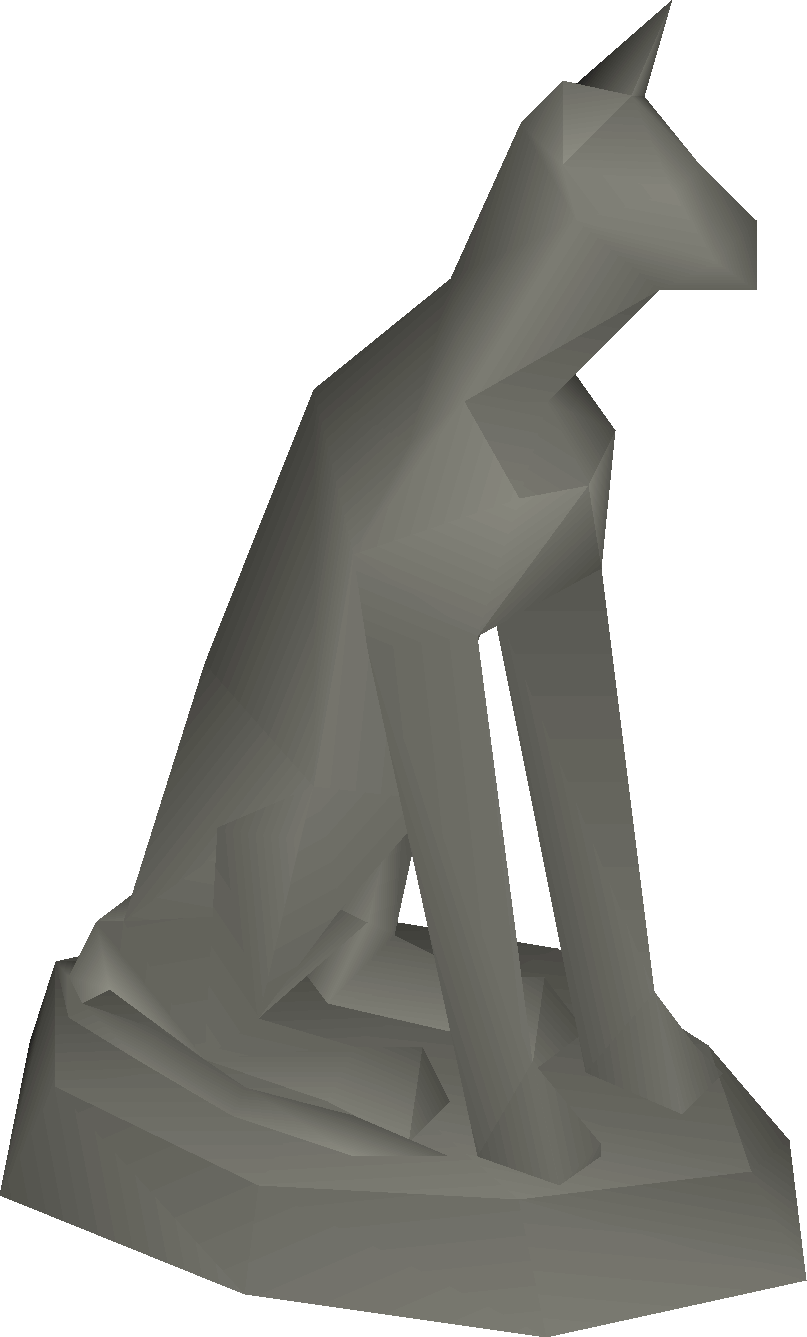 Stone statuette