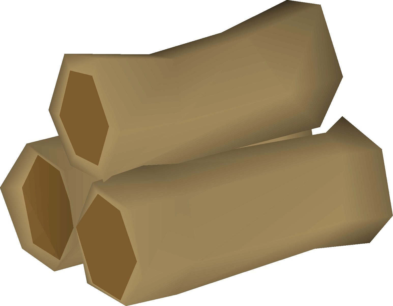 Teak pyre logs