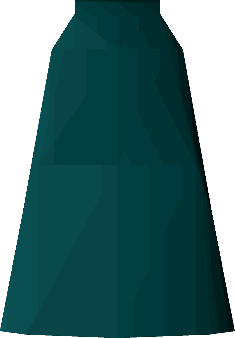 Teal robe bottoms