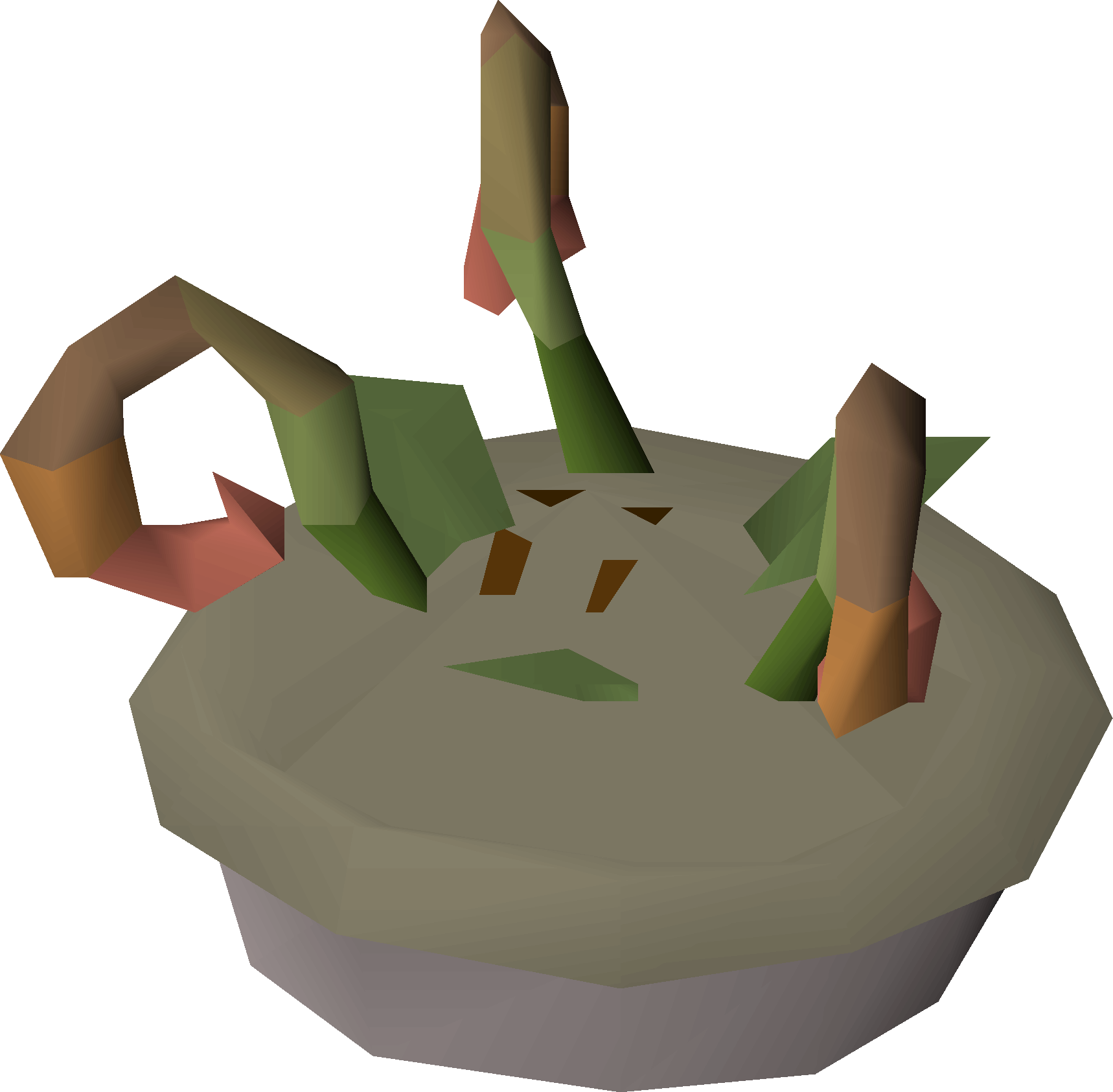 Uncooked botanical pie