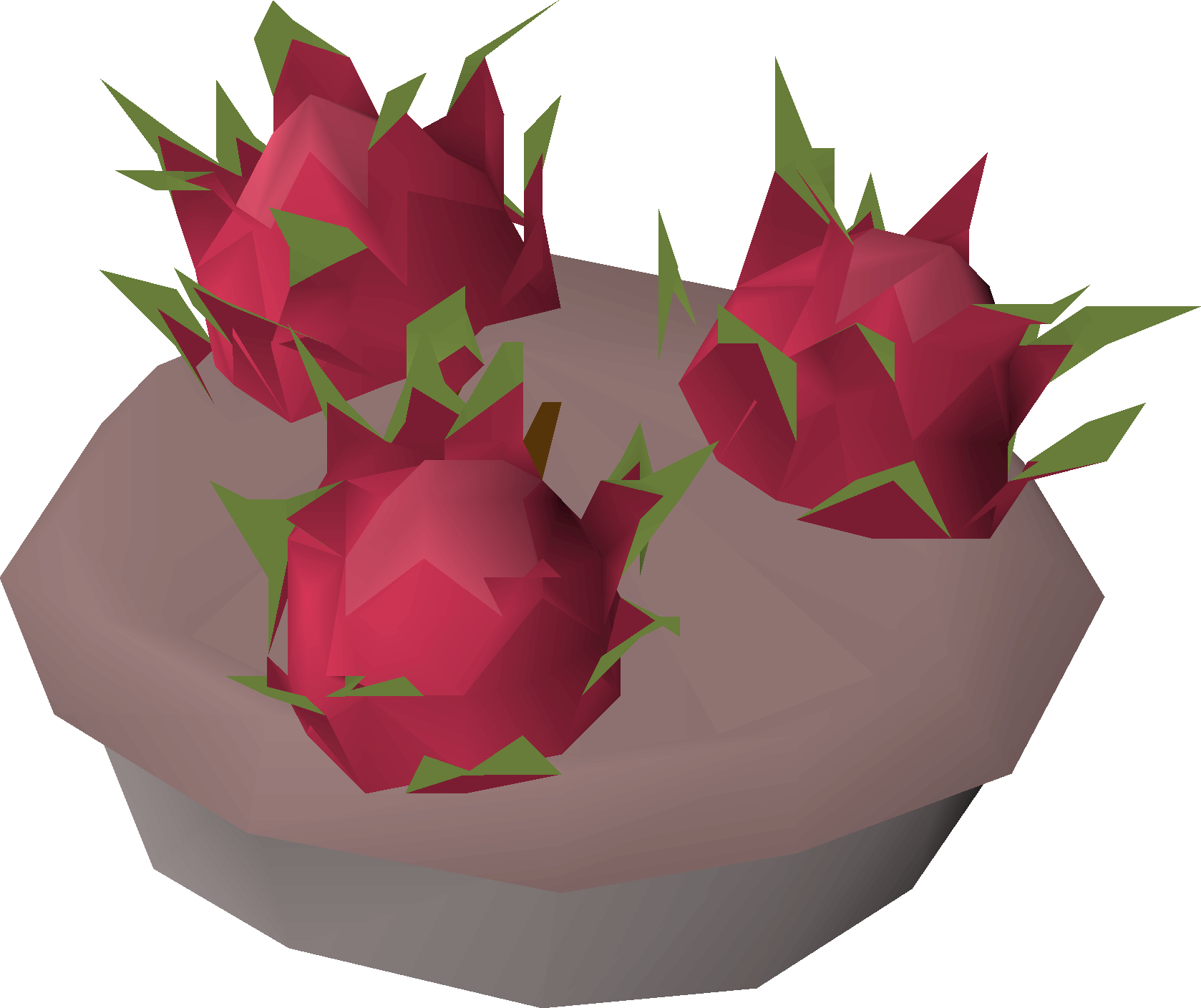 Uncooked dragonfruit pie