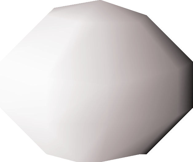 White bead