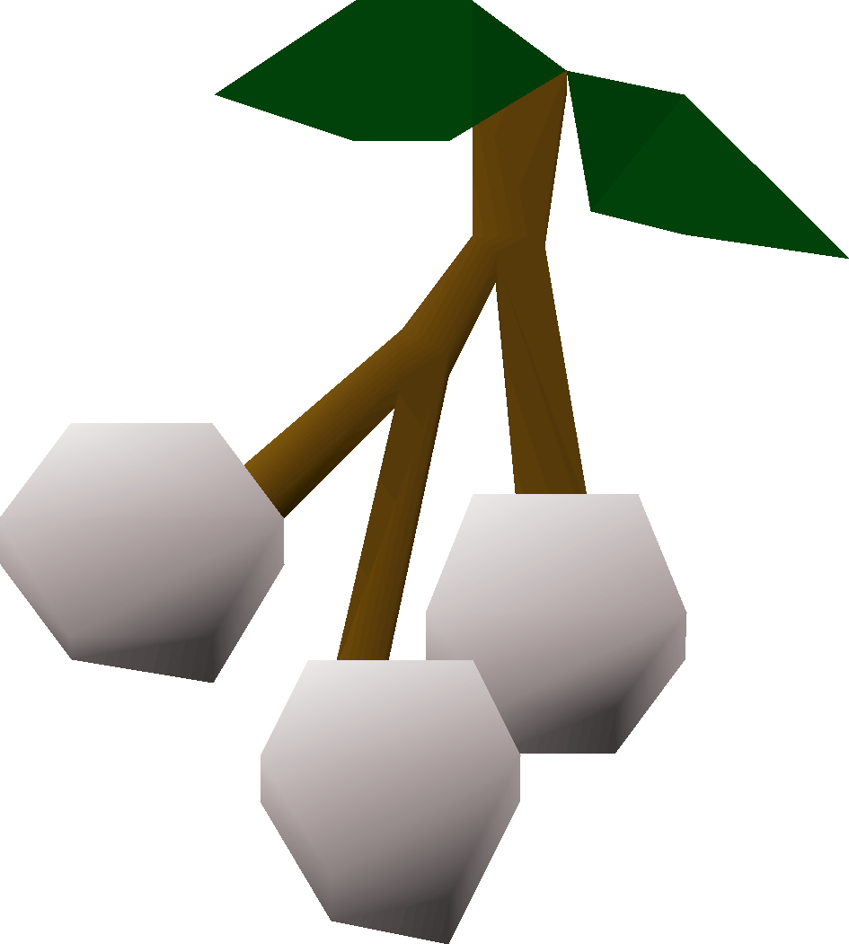 White berries