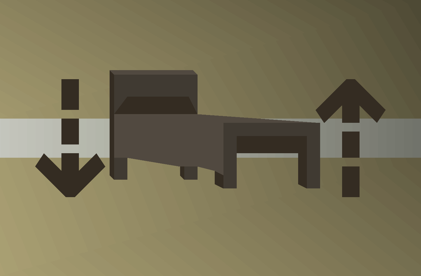 Wooden bed