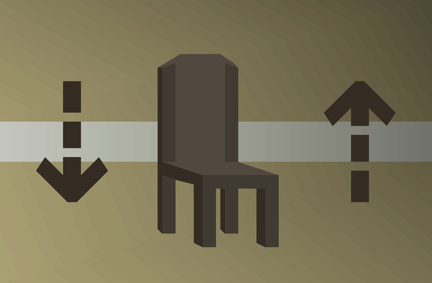 Wooden bench