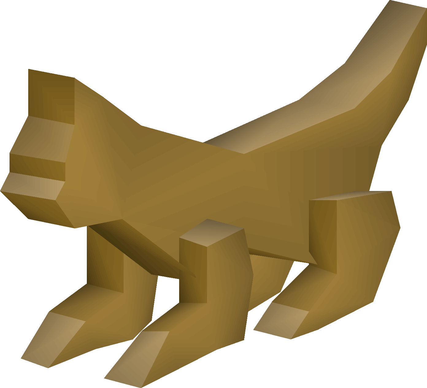 Wooden cat