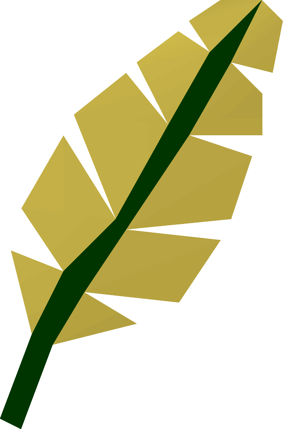 Yellow feather