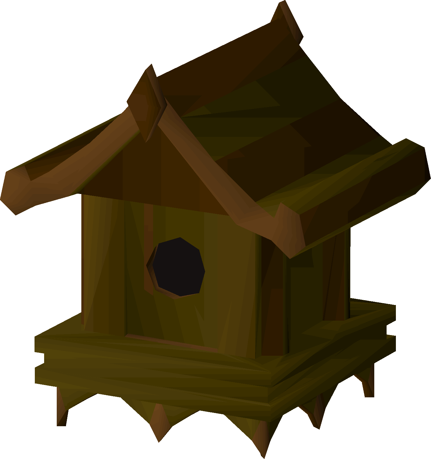 Yew bird house