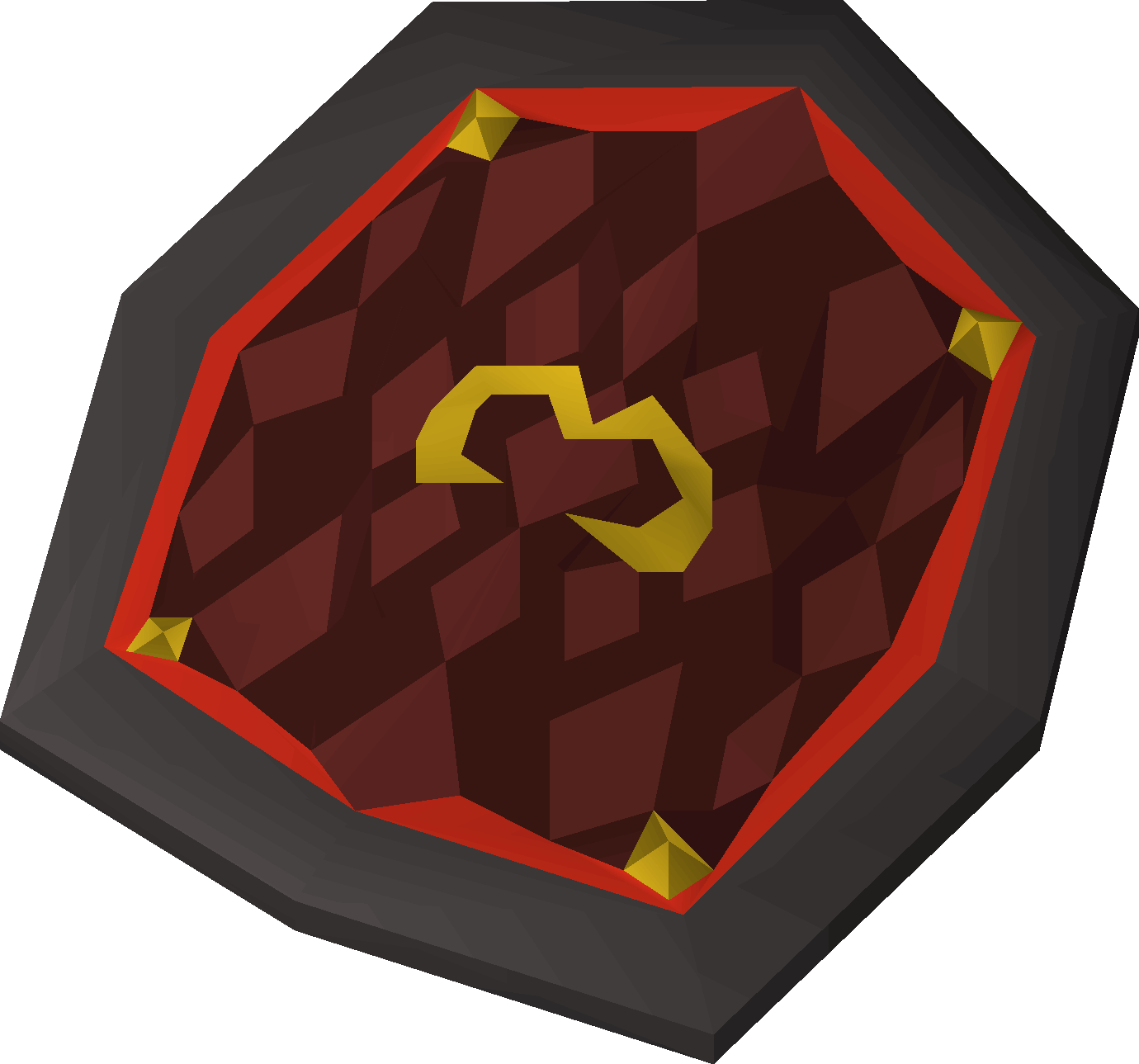 Zamorak d'hide shield